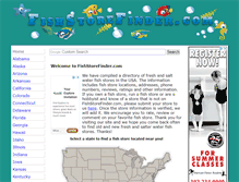 Tablet Screenshot of fishstorefinder.com